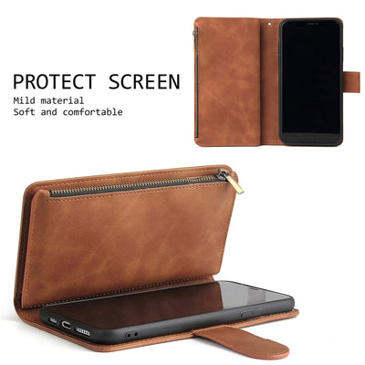 Bingham Luxury Flip PU Leather Case For iPhone Wallet Phone Case