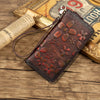 Dumi Women's Retro Genuine Leather Vintage Embossed Wallet